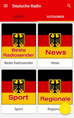 Deutsche Radios android App screenshot 2